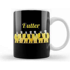 Baskı Dükkanı Porselen Beyaz Bts Butter 01 Kupa Bardak