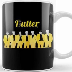 Baskı Dükkanı Porselen Beyaz Bts Butter 01 Kupa Bardak