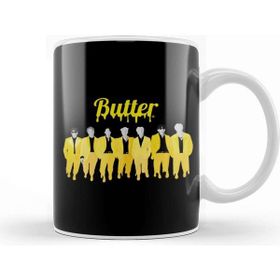 Baskı Dükkanı Porselen Beyaz Bts Butter 02 Kupa Bardak