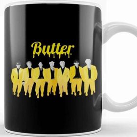 Baskı Dükkanı Porselen Beyaz Bts Butter 02 Kupa Bardak