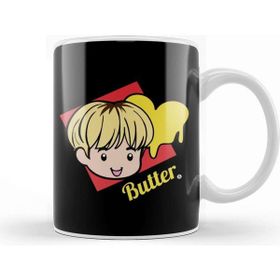 Baskı Dükkanı Porselen Beyaz Bts Butter Chibi J Hope Butter Kupa Bardak
