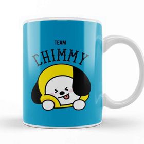 Baskı Dükkanı Porselen Beyaz Bts Chimmy Kupa Bardak