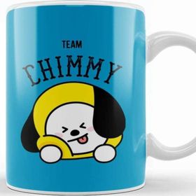 Baskı Dükkanı Porselen Beyaz Bts Chimmy Kupa Bardak