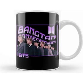 Baskı Dükkanı Porselen Beyaz Bts Design Kupa Bardak