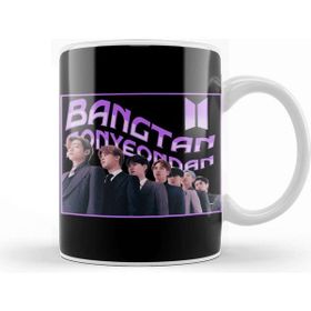Baskı Dükkanı Porselen Beyaz Bts Design Original Kupa Bardak