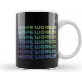 Baskı Dükkanı Porselen Beyaz Bts Dynamite Bts Army Hope World Ripetitive Words Rainbow Kpop Kupa Bardak
