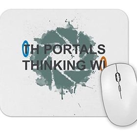Baskı Dükkanı Portals Thinking With Portals Mouse Pad
