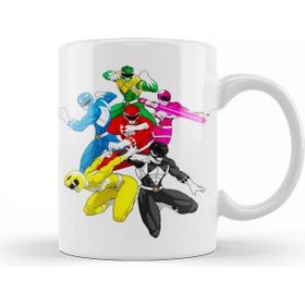 Baskı Dükkanı Power Rangers Let's Power Up - Zyuranger Kupa