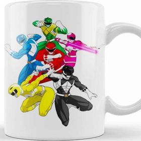 Baskı Dükkanı Power Rangers Let's Power Up - Zyuranger Kupa