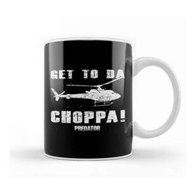 Baskı Dükkanı Predator Get To The Choppa Porselen 330 ml Beyaz Kupa Bardak