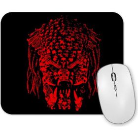 Baskı Dükkanı Predator Head Made of Skulls Mouse Pad
