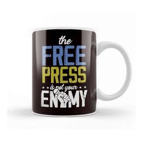 Baskı Dükkanı Press Free Freedom Fake News Journalism Reporter Journalist Kupa