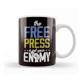 Baskı Dükkanı Press Free Freedom Fake News Journalism Reporter Journalist Kupa