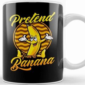 Baskı Dükkanı Pretend I M A Banana Gymnastics Pun Kupa