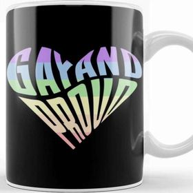 Baskı Dükkanı Pride Month Gay And Proud Rainbow Pastel Kupa