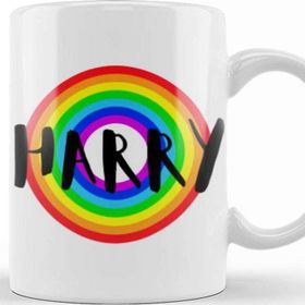Baskı Dükkanı Prınce Harry Retro Rainbow Style Kupa