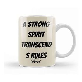 Baskı Dükkanı Prince Rogers Nelson Quote Lovers Gift Vintage Retro Rainbow Kupa