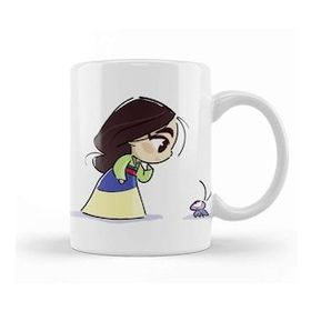 Baskı Dükkanı Princesas Cute Mulan Kupa