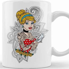 Baskı Dükkanı Princesas Rock 2 Kupa