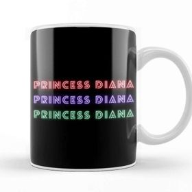 Baskı Dükkanı Princess Diana Quotes Art Gift Uk Vintage Retro Style Kupa