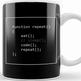 Baskı Dükkanı Programmer Life Eat Sleep Code Repeat Kupa