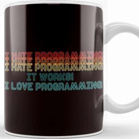 Baskı Dükkanı Programming Programmer Software Developer Debugging Coding Kupa Bardak