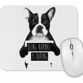 Baskı Dükkanı Protest Dog Pug Köpek Mouse Pad
