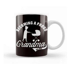 Baskı Dükkanı Proud Grandma 2022 Newborn Grandson Granddaughter Family Kupa
