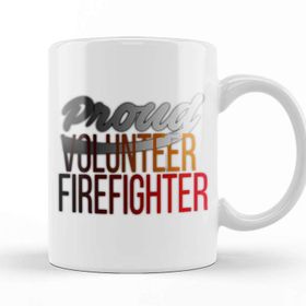 Baskı Dükkanı Proud Volunteer Firefighter Firefighting Kupa