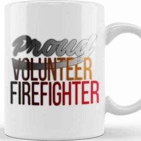 Baskı Dükkanı Proud Volunteer Firefighter Firefighting Kupa