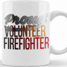 Baskı Dükkanı Proud Volunteer Firefighter Firefighting Kupa