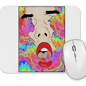 Baskı Dükkanı Psicodelic Mouse Pad
