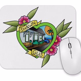 Baskı Dükkanı Psych Shawn Gus Mouse Pad