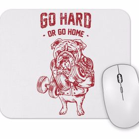 Baskı Dükkanı Pug Bodybuilder Köpek Mouse Pad