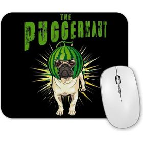 Baskı Dükkanı Pug Dog Puggernaut Life Funny Gift Mouse Pad