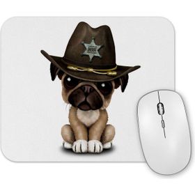 Baskı Dükkanı Pug Köpek 03 Mouse Pad