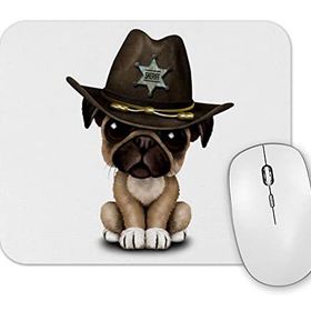 Baskı Dükkanı Pug Köpek 03 Mouse Pad