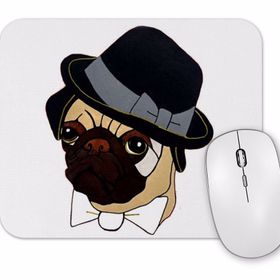 Baskı Dükkanı Pug Köpek 04 Mouse Pad