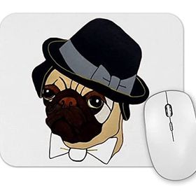 Baskı Dükkanı Pug Köpek 04 Mouse Pad
