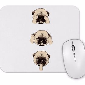 Baskı Dükkanı Pug Köpek 05 Mouse Pad