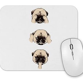 Baskı Dükkanı Pug Köpek 05 Mouse Pad