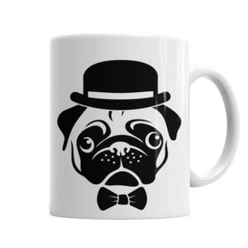 Baskı Dükkanı Pug Köpek 06 Sihirli Porselen Kupa