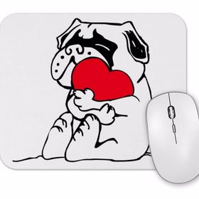 Baskı Dükkanı Pug Köpek 07 Mouse Pad