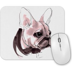 Baskı Dükkanı Pug Köpek Fransız Bulldog Mouse Pad