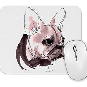 Baskı Dükkanı Pug Köpek Fransız Bulldog Mouse Pad