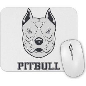 Baskı Dükkanı Pug Köpek Pit Bull Face Pitbull Aşıklar Mouse Pad