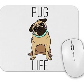 Baskı Dükkanı Pug Life Köpek 02 Mouse Pad