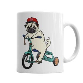 Baskı Dükkanı Pug Life Köpek 02 Sihirli Porselen Kupa