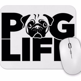 Baskı Dükkanı Pug Life Köpek 03 Mouse Pad