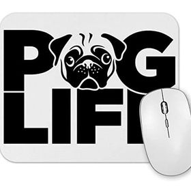 Baskı Dükkanı Pug Life Köpek 03 Mouse Pad